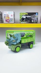 Mainan Mobil Dinosaur Truck Electric 4 Model Ada Lampu LED Dan Musik PR 17757 Lucu | Mainan Anak Laki-Laki Terbaru Kendaraan Kepala Dino Dengan Berbagai Macam Bentuk Jalan Bump And Go | Mainan Edukasi Menggunakan Baterai Bahan Kualitas Kemasan Kardus