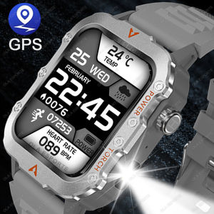 2025 New Military Smart Watch Men IP67 3ATM Outdoor Sports Fitness Tracker Health Monitor 1.78" BT Call Smartwatch For Android