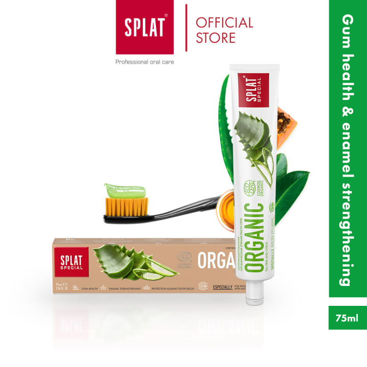 SPLAT Special Series Organic Toothpaste (75ml) [Exp Oct 2024] | Lazada