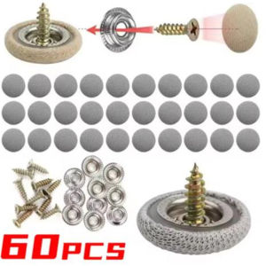10/30/60Pcs Car Interior Roof Buckles Headliner Ceiling Cloth Fixing Screw Care Fabric Buckle Rivets Retainer Cap Repair Tools