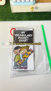 Kindergarten Vocabulary Flash Card English Learning Phonics English Book Kids Notebook Kad Imbas Early Learning Baby Toy