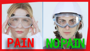 Tròng kính thay thế Softgle cho kính bảo hộ chống sương mù và chống trầy xước (1 gói - 2 chiếc)