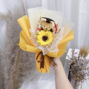 🔥🐻【READY STOCK MALAYSIA】🔥🌹graduation soap flower Bouquet  /毕业🎓香皂花束🌹🔥