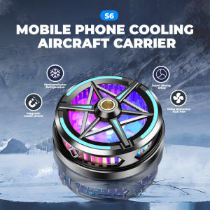 Mocho COD Cooling Pad Hp Gaming Magnetic K-S6 Cooler RGB Powerful Turbo Fan Cooling Kipas Pendingin