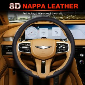 Compatible with Genesis Steering Wheel Covers for Models G70 G80 G90 GV60 GV70 GV80 and GV90.