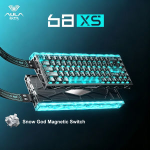 AULA | Aula Hero68 XS Hall Effect Magnetic Gaming Keyboard 60 Percent Wireless Keyboard Tri Mode BT5.3 2.4G Wired Rapid Trigger 0.005m