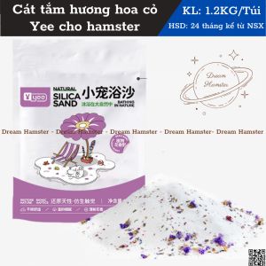 Cát tắm hương hoa cỏ Yee cho hamster