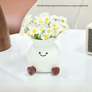 Hoa Quả Trang Trí Mặt Cười Dễ Thương Bằng Gốm Sứ Dùng Trong Gia Đình Để Bàn Phòng Khách Hoa Khô Hoa Tươi Thủy Canh Trang Trí