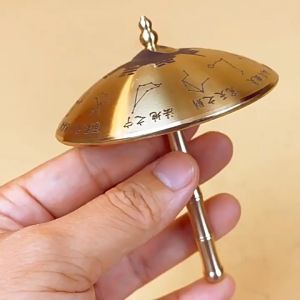 Ô DÙ BÁT QUÁI THÁI CỰC XOAY 360° BẰNG ĐỒNG H-OÁ S-ÁT  TRẤN HƯỚNG NHÀ XẤU