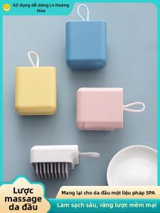 Cọ Rửa Gội Đầu Mát-xa Cọ Chải Tóc Giảm Đau Đầu Cho Người Lớn Dụng Cụ Vệ Sinh Cá Nhân Chải Gội Đầu Có Thể Tháo Rời Chải Đầu