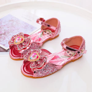 รองเท้าแตะพื้นนุ่มสำหรับเด็กผู้หญิง ทรงเจ้าหญิง อุปกรณ์เสริมประดับคริสตัล รองเท้าเด็ก รองเท้าผ้าใบ รองเท้าเด็ก รองเท้าแตะ