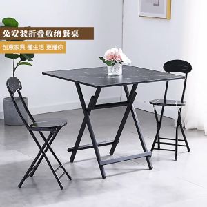 【Woody】 Folding Foldable Table Dining Dinner Desk Home House Eating small table dining table portable Eat Dinner stall