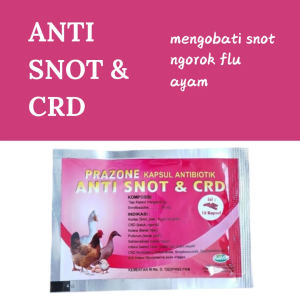 ANTI SNOT & CRD KAPSUL - mengobati ayam flu