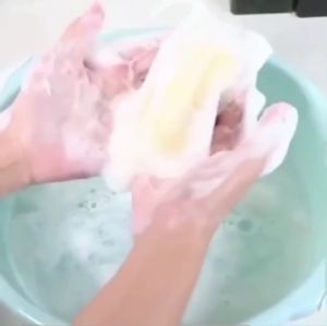 10/20ชิ้น ถุงตาข่ายสบู่ทำความสะอาดผิวหน้าและผิวกาย พร้อมเชือกผูก / ฟองน้ำล้างหน้า / ตาข่ายโฟมทนทาน / ถุงตาข่ายฟองสบู่คุณภาพสูง