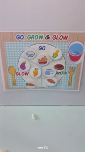 Go Grow and Glow Food Chart Interactive Busy Book Sheet Laminated Velcro Learning Materials Thinkingtots.shop