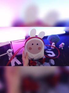 Túi Tự Làm DIY Hình Con Thỏ Tình Yêu Set Nguyên Liệu Handmade Khâu Tay Túi Đeo Chéo Da Pu Dễ Thương - EB48