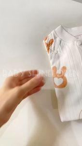 Setelan piyama baju bayi/baju tidur piyama bayi/sleepsuit bayi lembut dan adem