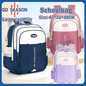 2026 British Style SchoolBag Waterproof Spine Protection Wear Resistant Kid School Bag Grades 1-6