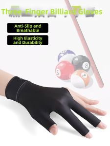 JIFANPAUL | Ice Silk Breathable Professional 3 Finger Half Palm Billiard Glove
