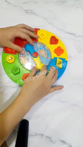 Puzzle Learning Clock Toy Model Clock Jam Belajar Learn Time