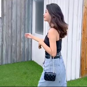 Tas Selempang Murah & Gaya Korea: Tas Jelly Selempang Mini & Sling Bag Polos