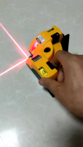 Thước Laser Ke Góc Vuông Đa Năng - Máy Bắn Tia Lazer Dùng Cân Bằng Gạch Xây Dựng Định Vị Chính Xác