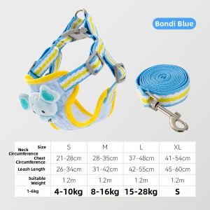 SHENJINGMAO | Escaping Prevention Adjustable Lightweight Breathable Cat Leash