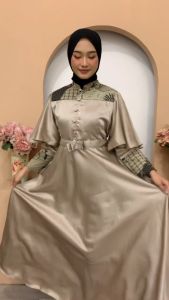 Couple Keluarga Family Set Maxmara Lux Cream | Couple Batik Keluarga Casual | Sarimbit Keluarga Terbaru 2025