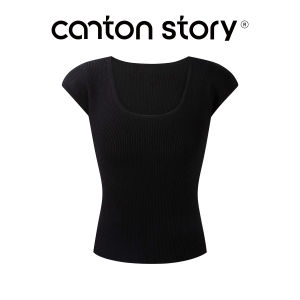 Cantonstory | Retro Coffee Colored Plaid High Waisted A-Line Slimming Skirt