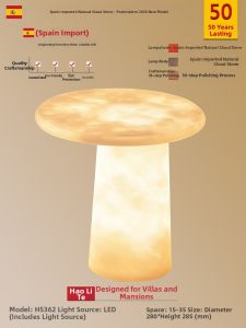 HADLITE | Elegant Natural Marble Lamp