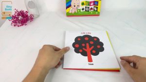 Sách - Kích Thích Thị Giác Cho Trẻ Sơ Sinh Song Ngữ Anh - Việt