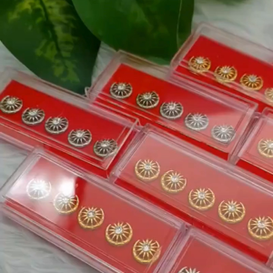 Butang Button Brooch Pin Baju Melayu Bulan Bintang Raya Nikah Batu Premium Eksklusif Gold Silver