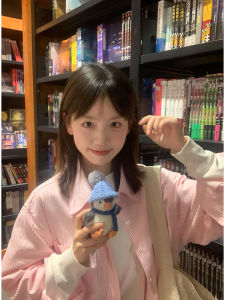 Áo Sơ Mi Nữ Cổ Polo Kẻ Sọc Phong Cách Nhật Bản Mùa Xuân Hè Rộng Rãi Chống Nắng Thời Trang Thường Ngày Chất Liệu Polyester