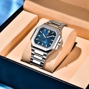 PAGANI DESIGN 2025 Mens Luxury Watch Mechanical Chronograph Quartz Movement Stainless Steel Waterproof Sapphire Crystal Top Br