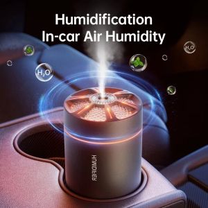 180ML Mini USB Portable Car Air Humidifier Aroma Diffuser Essential Oil Purifier Aromatherapy LED Cool Light Mist for Car