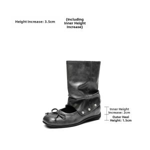 Belle | Adjustable Height Insert Western Style Womens Boots