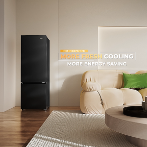[TOP SELLER] Haier HRF-IVB379VNFB 11.4 cu.ft./324L Magic Cooling No Frost Bottom Freezer Twin Inverter Two Door Refrigerator (Flash Black)