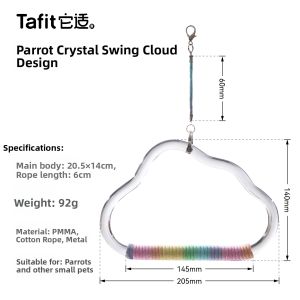 Tafit | Chewable Parrot Swing Toy for Birds