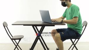 Foldable Table/Foldable Chair Foldable Dining Table Foldable Dining Meja Lipat Meja Makan Dining Set Kerusi Makan 可折疊桌子