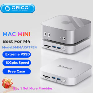 ORICO Mini Mate Expansion USB HUB Multi-Interface Converter TF/SD3.0 USB-A 3.2/2.0*2 Transfer Designed for M4 Mini Dock
