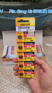 Pin đồng hồ SR920SW 1.55V Maxell PRO SR920 / SR 920 / 371 - Hàng chính hãng Made in Japan