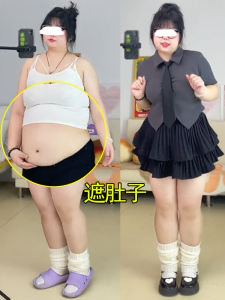 Váy Ngắn Xếp Ly Cỡ Lớn Màu Đen Cho Nữ Mùa Xuân Hè Váy Ngắn Tay Ngắn Cạp Cao Phong Cách Cổ Điển Váy Chữ a