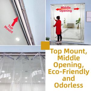Air Conditioning Windproof Insulation PVC Door Curtain
