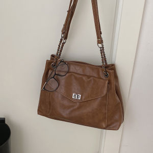 Womens Large Capacity Bag 2024 New Arrival Trendy Fashion Chain Tote Easiest for Match Crossbody Stray Bag Commuter Bag