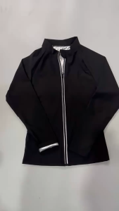 Women Sauna Suit Sports Outerwear Long Sleeve Zipper Tops Jacket Fast Sweat Workout Outfit Applicable To Leisure/Yoga/Jogging/Training/Gym