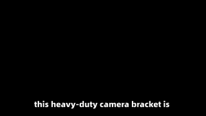 Outdoor CCTV Camera Wall Mount Bracket with Adjustable Ring for Enhanced Surveillance Weatherproof Surveillance Stand