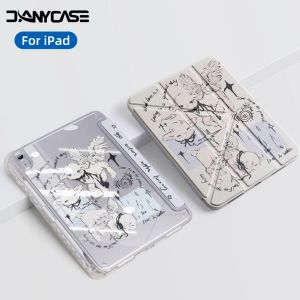 DANYCASE | Case for iPad Case 10th Generation 10.9 for iPad A16 Case Air 10.9 11 M2 M3 M4 Acrylic Protective Cover with Pencil Holder