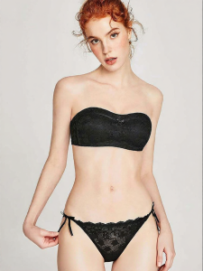 Miss Curiosity | Non-Slip Lace Bralette Summer Bra Set