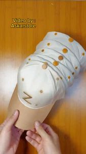 Topi Bisbol Two Color Anak Inisial Abjad A-Z Laki laki Perempuan Usia 3 - 10 Tahun