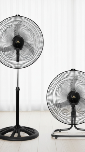 Standard Stand & Floor Fan With 18 Inches Plastic Fan Blade 70 Watts